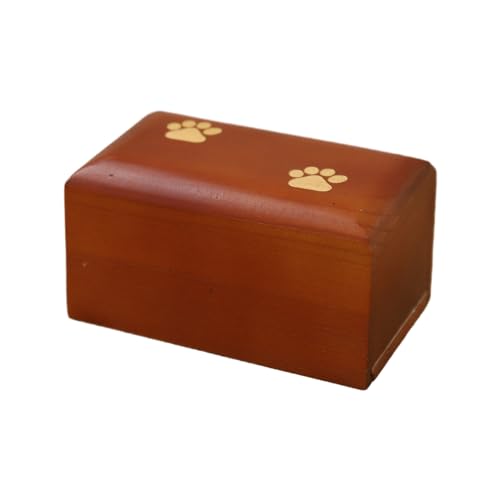 XINAJUND Holzurne für Asche, Hundebeerdigung, Gedenkurne für Asche, Gedenkurnen an Liebe, Beerdigung, Einäscherung von XINAJUND