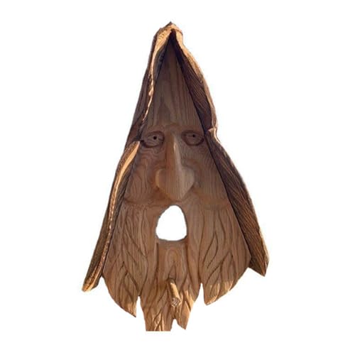 XINAJUND Vogelnest Käfig Geezer Gesichtsform Unterschlupf Nest Kolibri Outdoor Versteck Nest für kleine Vögel XINAJUND Vogelnest Käfig Geezer Gesichtsform Unterschlupf Nest Kolibri Outdoor Versteck Nest für kleine Vögel von XINAJUND