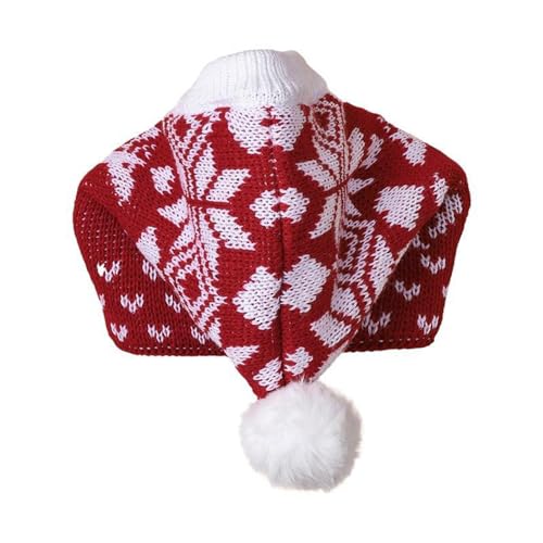 XINAJUND Weihnachtliche Strickmütze für Hunde, hält Ihr Haustier warm und modisch im Winter, lustiges Häkelzubehör für Hunde XINAJUND Weihnachtliche Strickmütze für Hunde, hält Ihr Haustier warm und modisch im Winter, lustiges Häkelzubehör für Hunde von XINAJUND
