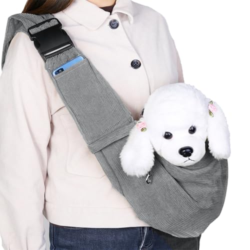 Hundetragebeutel Tragbar verstellbar Tragetücher Kleine Hunde Katze Welpen Umhängetasche Atmungsaktive Haustiertasche für Spaziergang Ausflüge und Aktivitäten im Freien Hundetragebeutel Tragbar verstellbar Tragetücher Kleine Hunde Katze Welpen Umhängetasche Atmungsaktive Haustiertasche für Spaziergang Ausflüge und Aktivitäten im Freien von XINCHI