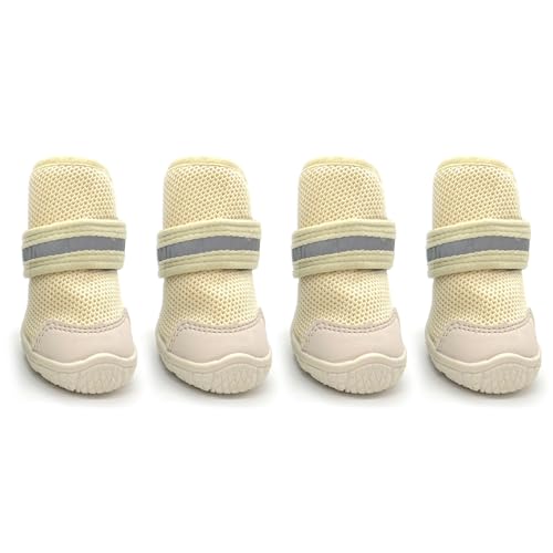 XINGLIDA Atmungsaktive Haustier-Hundeschuhe, legere Wanderschuhe, strapazierfähige Schuhe für kleine Hunde, Kätzchen, Outdoor-Hunde, schützen die Schuhe von XINGLIDA