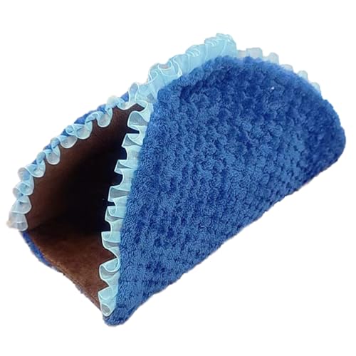 XINGLIDA Hamster Schlafbett Spielzeug Kleintier Haustier Versteck Winter Warm Spielen Tunnel Bett Lebensraum Dekor für Eichhörnchen Chinchillas von XINGLIDA
