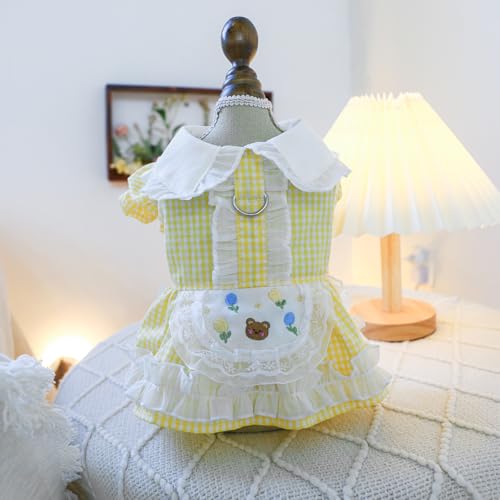 Atmungsaktives Frühlings- und Sommerkleid aus Spitze für kleine bis mittelgroße Hunde Atmungsaktives Frühlings- und Sommerkleid aus Spitze für kleine bis mittelgroße Hunde von XINGNIAO