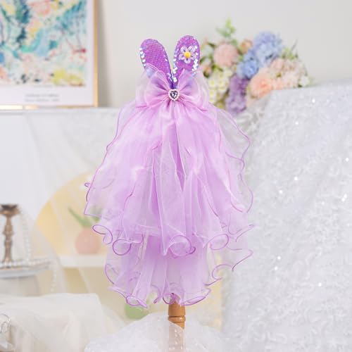 Feentraum-Tüllkleid für kleine Hunde - Rosa & lila Prinzessinnenkleid Feentraum-Tüllkleid für kleine Hunde - Rosa & lila Prinzessinnenkleid von XINGNIAO