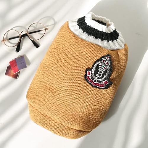 Gestrickte Haustierweste mit V-Ausschnitt - Herbst/Winter-Neuerscheinung, Schuluniform-Stil für Hunde und Katzen von XINGNIAO