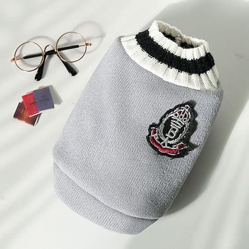 Gestrickte Haustierweste mit V-Ausschnitt - Herbst/Winter-Neuerscheinung, Schuluniform-Stil für Hunde und Katzen Gestrickte Haustierweste mit V-Ausschnitt - Herbst/Winter-Neuerscheinung, Schuluniform-Stil für Hunde und Katzen von XINGNIAO