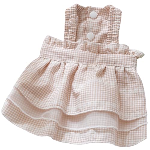 Gitter Print Hund Kleid Sommer Haustier Rock für kleine mittlere weiche atmungsaktive Mädchen Jungen Welpe Leicht Gitter Print Hund Kleid Sommer Haustier Rock für kleine mittlere weiche atmungsaktive Mädchen Jungen Welpe Leicht von XINGNIAO