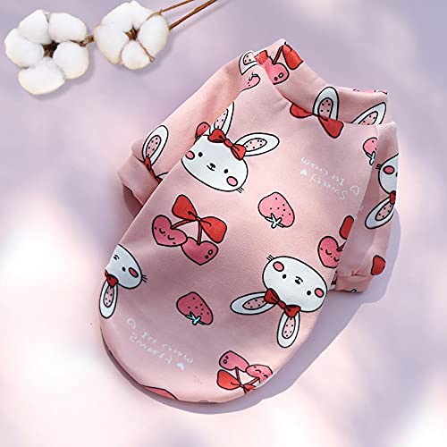 Haustierkleidung mit Cartoon-Print - Fleece-gefütterter Kapuzenpullover mit Zwei Beinen für Hunde und Katzen Haustierkleidung mit Cartoon-Print - Fleece-gefütterter Kapuzenpullover mit Zwei Beinen für Hunde und Katzen von XINGNIAO
