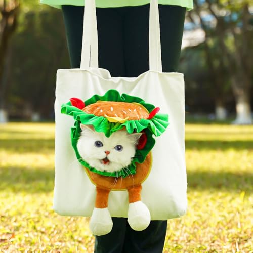 Haustiertragetasche - Katzen- und Kleinhundeträger mit Head-Out-Design, Haustierhandtasche von XINGNIAO