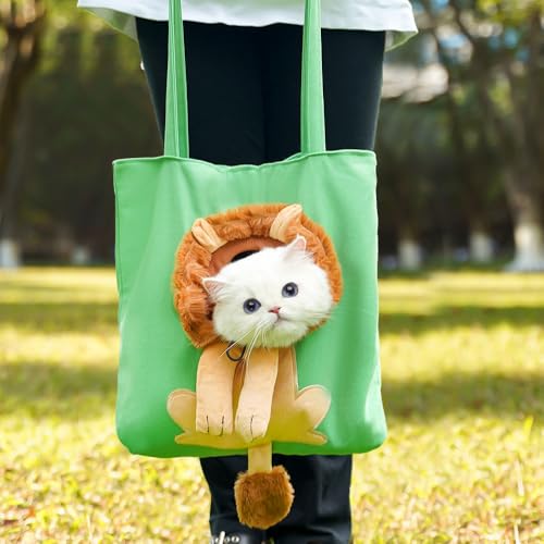 Haustiertragetasche - Katzen- und Kleinhundeträger mit Head-Out-Design, Haustierhandtasche von XINGNIAO