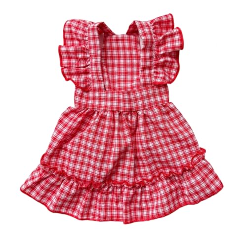 Karierte Rüschen Hundekleid Nette Sommer Prinzessin Haustier Rock für kleine mittlere Hunde, Katzen, Welpen Mädchen Kleidung Outfit Karierte Rüschen Hundekleid Nette Sommer Prinzessin Haustier Rock für kleine mittlere Hunde, Katzen, Welpen Mädchen Kleidung Outfit von XINGNIAO