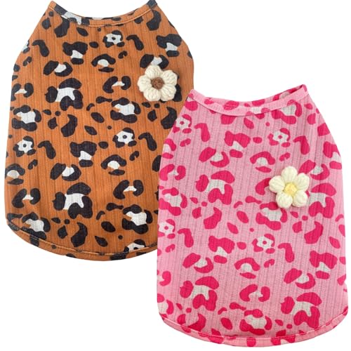 Multi-Color Leopard Sommer Hund Shirts für kleine mittlere Haustier Welpe T Shirt Mädchen Jungen Kleidung Weich Atmungsaktiv Multi-Color Leopard Sommer Hund Shirts für kleine mittlere Haustier Welpe T Shirt Mädchen Jungen Kleidung Weich Atmungsaktiv von XINGNIAO