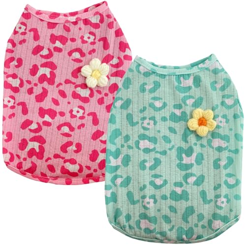 Multi-Color Leopard Sommer Hund Shirts für kleine mittlere Haustier Welpe T Shirt Mädchen Jungen Kleidung Weich Atmungsaktiv Multi-Color Leopard Sommer Hund Shirts für kleine mittlere Haustier Welpe T Shirt Mädchen Jungen Kleidung Weich Atmungsaktiv von XINGNIAO