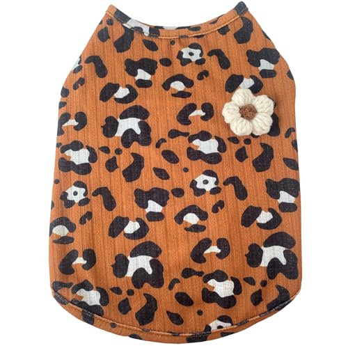Multi-Color Leopard Sommer Hund Shirts für kleine mittlere Haustier Welpe T Shirt Mädchen Jungen Kleidung Weich Atmungsaktiv Multi-Color Leopard Sommer Hund Shirts für kleine mittlere Haustier Welpe T Shirt Mädchen Jungen Kleidung Weich Atmungsaktiv von XINGNIAO