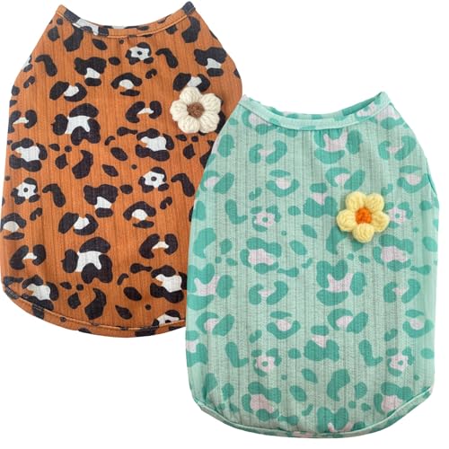Multi-Color Leopard Sommer Hund Shirts für kleine mittlere Haustier Welpe T Shirt Mädchen Jungen Kleidung Weich Atmungsaktiv Multi-Color Leopard Sommer Hund Shirts für kleine mittlere Haustier Welpe T Shirt Mädchen Jungen Kleidung Weich Atmungsaktiv von XINGNIAO