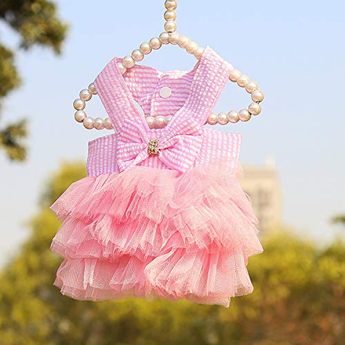 Niedlicher gestreifter Harness-Netz-Tutu-Rock für kleine bis mittelgroße Hunde und Katzen - Frühlings- und Sommer-Haustierkleid Niedlicher gestreifter Harness-Netz-Tutu-Rock für kleine bis mittelgroße Hunde und Katzen - Frühlings- und Sommer-Haustierkleid von XINGNIAO