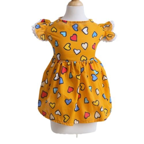 Sommer Hund Kleid niedlich Herz Druck Prinzessin Haustier Rock für kleine mittlere Hunde Sommer Hund Kleid niedlich Herz Druck Prinzessin Haustier Rock für kleine mittlere Hunde von XINGNIAO