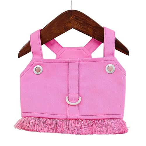 Sommer Hund T-Shirt mit Leine Haustier Weste Weiche Atmungsaktive Haustier Kleidung für kleine Medium von XINGNIAO