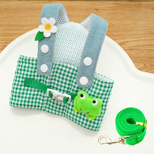 Verstellbares Geschirr & Leinen-Set für Katzen und kleine Hunde - Frühjahr/Sommer Outdoor-Abenteuerausrüstung süßes Haustier-Outfit Verstellbares Geschirr & Leinen-Set für Katzen und kleine Hunde - Frühjahr/Sommer Outdoor-Abenteuerausrüstung süßes Haustier-Outfit von XINGNIAO