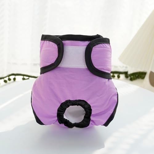 Windeln für weibliche Hunde - Wiederverwendbare waschbare Haustier-Periodenhose mit auslaufsicherem Design, Verstellbarer Taille für den Wärmezyklus von XINGNIAO