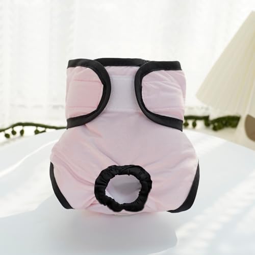 Windeln für weibliche Hunde - Wiederverwendbare waschbare Haustier-Periodenhose mit auslaufsicherem Design, Verstellbarer Taille für den Wärmezyklus von XINGNIAO