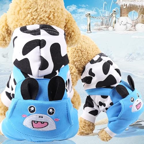 Winterwarme Hunde- und Katzenbekleidung - Gemütliches vierbeiniges Fleece-Outfit für kleine bis mittlere Rassen Winterwarme Hunde- und Katzenbekleidung - Gemütliches vierbeiniges Fleece-Outfit für kleine bis mittlere Rassen von XINGNIAO