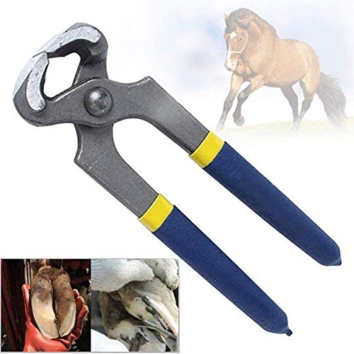 Hufbeschlag Zange, Professionelle Huftrimm Werkzeug, Multifunktionale Hufzange Cutter Griff Messer Werkzeuge für Rinder Schafe Pferd Rimming-Tool für Rinder Schafe Pferde von XINGSHANG