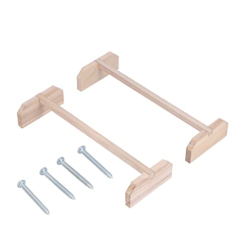 Papageien-Trainingsstangen, beißensicher 2 Set Stabiler, umweltfreundlicher Küken-Holzständer für Vogel für Henne für Coop für Bauernhof Papageien-Trainingsstangen, beißensicher 2 Set Stabiler, umweltfreundlicher Küken-Holzständer für Vogel für Henne für Coop für Bauernhof von XINL