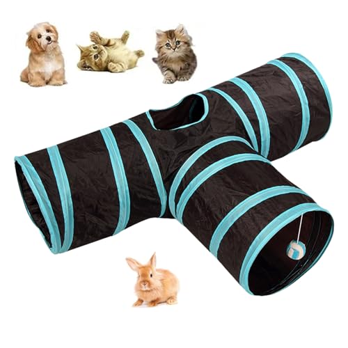 Faltbar Katzentunnel Katzenspielzeug mit katzentunnel Kleintiere Tunnel für Kätzchen Welpeln Kaninchen Indoor Und Outdoor von XINTANGXIA