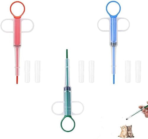 XINTANGXIA 3 Stück Tablette Feeder, Haustier Medikamenten Feeder, Pet Pille Pet Pusher Spritze Tablettengeber, mit Weicher Spitze, für Katzen Hunde Kleine Tiere XINTANGXIA 3 Stück Tablette Feeder, Haustier Medikamenten Feeder, Pet Pille Pet Pusher Spritze Tablettengeber, mit Weicher Spitze, für Katzen Hunde Kleine Tiere von XINTANGXIA