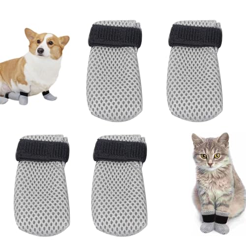 Katzenkrallenabdeckungen, Katzenkrallenabdeckungen, kratzfeste Katzenstiefel, rutschfeste Katzenpfotensocken, geräuschreduzierender Sicherheitsschutz, Haustierschuhe, verstellbarer Pfotenschutz für Katzenkrallenabdeckungen, Katzenkrallenabdeckungen, kratzfeste Katzenstiefel, rutschfeste Katzenpfotensocken, geräuschreduzierender Sicherheitsschutz, Haustierschuhe, verstellbarer Pfotenschutz für von XINXINGDINGSHENG