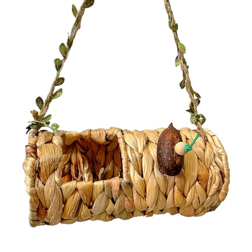 Natürlicher Stroh Hamsterkäfig Tunnel Haus Haustier Stroh Nest Papagei Gras Bett Käfig für Hamster Igel Maus Meerschweinchen Vogelversteck Gras Vogelnester Vogelunterschlupf Vogelkäfig Versteck Natürlicher Stroh Hamsterkäfig Tunnel Haus Haustier Stroh Nest Papagei Gras Bett Käfig für Hamster Igel Maus Meerschweinchen Vogelversteck Gras Vogelnester Vogelunterschlupf Vogelkäfig Versteck von XINYIN