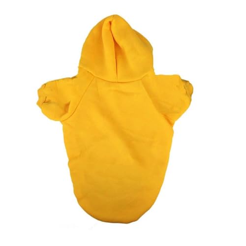 Winterkleidung für Hunde, einfarbig, Sweatshirts, mit Kapuze, Sport, Mantel, warm, Kleidung für kleine, mittelgroße und große Hunde, Katzenkapuzen-Sweatshirt für kleine Hunde Winterkleidung für Hunde, einfarbig, Sweatshirts, mit Kapuze, Sport, Mantel, warm, Kleidung für kleine, mittelgroße und große Hunde, Katzenkapuzen-Sweatshirt für kleine Hunde von XINYIN