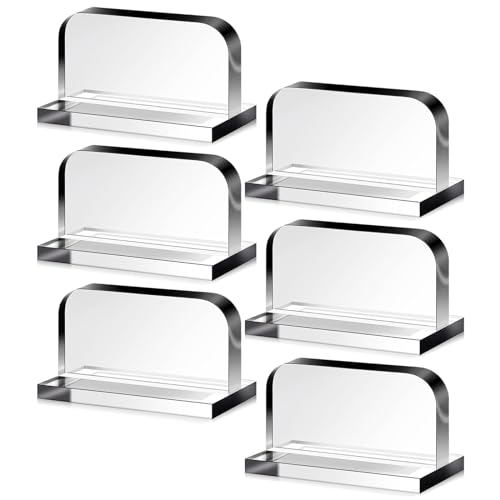 XINYIN Acryl Deckelgriff Für Aquarien Langlebig Zum Aufkleben Transparenter Aquarium Zubehör Fischzubehör 6 Stück Aquarium Zubehör Aquarium Deckelgriff von XINYIN