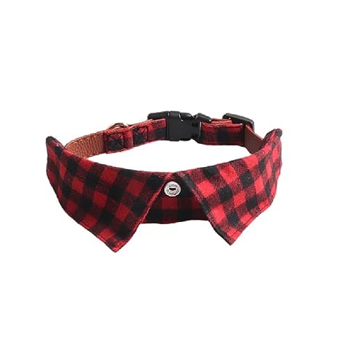XINYIN Brauthalsband für Welpen, kariert, für kleine und mittelgroße Hunde, schottisches Halsband für Hunde und Katzen, Brautkostüme, Hundehalsband für kleine Hunde XINYIN Brauthalsband für Welpen, kariert, für kleine und mittelgroße Hunde, schottisches Halsband für Hunde und Katzen, Brautkostüme, Hundehalsband für kleine Hunde von XINYIN