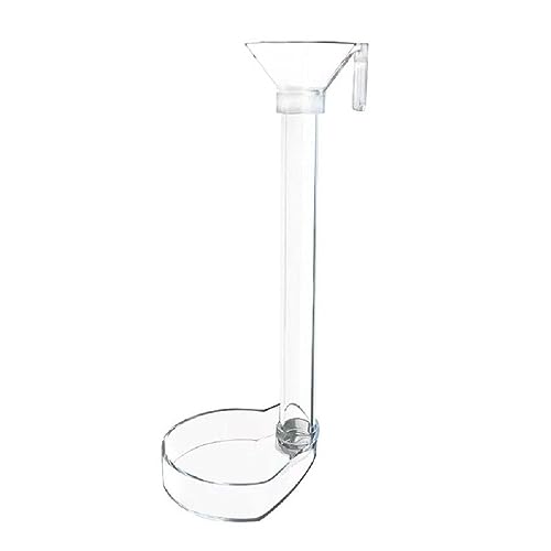 XINYIN Futterrohr für Fischglas Werkzeuge Fütterung mit Schale aus transparentem Acrylglas, leicht zu reinigen, Schüssel für Garnelen von XINYIN