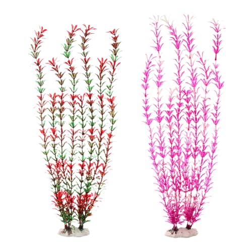 XINYIN Große künstliche Wasserpflanze für Aquarium-Dekorationen mit realistischem, sicherem PVC-Design, Aquarien, Landschaftsbau, Gras, künstliche Aquariumpflanze XINYIN Große künstliche Wasserpflanze für Aquarium-Dekorationen mit realistischem, sicherem PVC-Design, Aquarien, Landschaftsbau, Gras, künstliche Aquariumpflanze von XINYIN