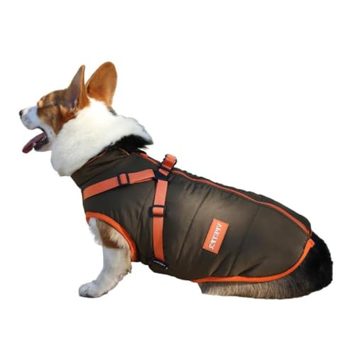 XINYIN Hunde Winter Haustiermantel Mit Kapuze Wasserdicht Windabweisend Verdickt Warmes Outfit Bequemer Und Atmungsaktiver Winter Hundemantel XINYIN Hunde Winter Haustiermantel Mit Kapuze Wasserdicht Windabweisend Verdickt Warmes Outfit Bequemer Und Atmungsaktiver Winter Hundemantel von XINYIN