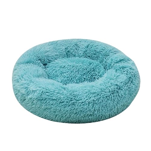 XINYIN Hundebett, bequem, rund, kuschelig, warm, handgefertigt, Katzenbett, weich, für kleine Hunde, verschiedene Farben, wasserdicht, warm, Winter, Bett für Haustiere von XINYIN