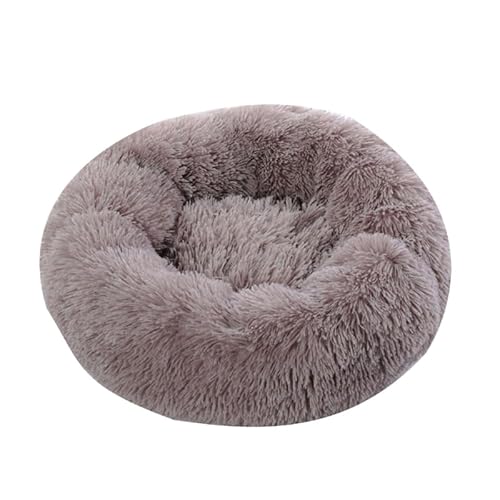 XINYIN Hundebett, bequem, rund, kuschelig, warm, handgefertigt, Katzenbett, weich, für kleine Hunde, verschiedene Farben, wasserdicht, warm, Winter, Bett für Haustiere von XINYIN