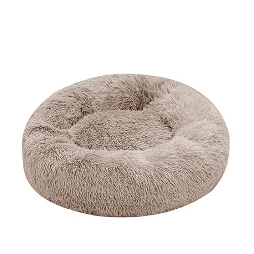 XINYIN Hundebett, bequem, rund, kuschelig, warm, handgefertigt, Katzenbett, weich, für kleine Hunde, verschiedene Farben, wasserdicht, warm, Winter, Bett für Haustiere von XINYIN