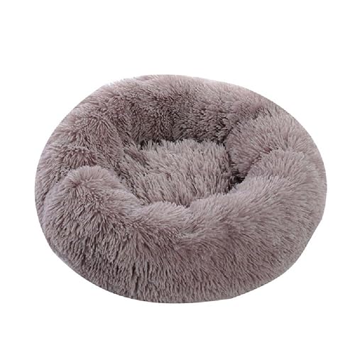 XINYIN Hundebett für kleine Hunde, Katzenbett, rund, voluminös, kuschelig, Matratze aus weichem Fell, Kissen für Katzen, mehrere Größen, rund XINYIN Hundebett für kleine Hunde, Katzenbett, rund, voluminös, kuschelig, Matratze aus weichem Fell, Kissen für Katzen, mehrere Größen, rund von XINYIN