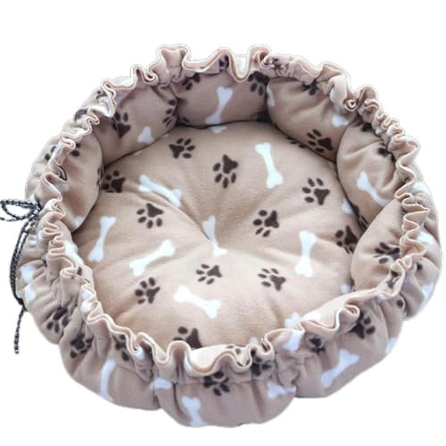 XINYIN Tiefes und warmes Bett im Winter für Katzen, kleines Hundebett, Hundehütte, Nest für Welpen, winddicht, mit Kordelzug, entworfen für Haus, Schlafplatz für Hunde im Freien XINYIN Tiefes und warmes Bett im Winter für Katzen, kleines Hundebett, Hundehütte, Nest für Welpen, winddicht, mit Kordelzug, entworfen für Haus, Schlafplatz für Hunde im Freien von XINYIN