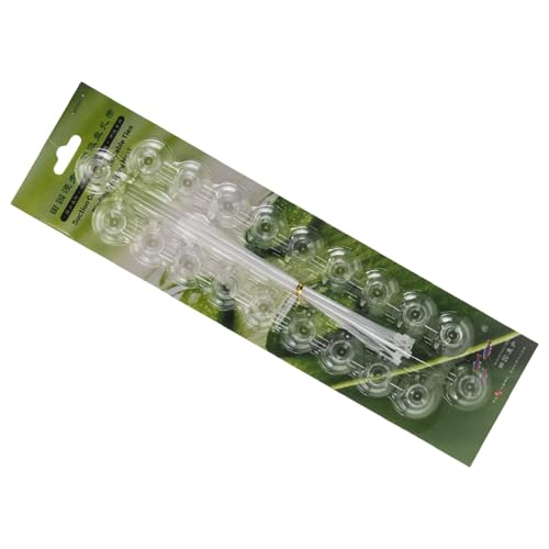 XINgjyxzk Packung Mit 20 Fischtanksaugnetassen Mit Wiederverwendbaren Krawatten Für Pflanzen Die Einfach Zu Montieren Zubehör Zu Montieren von XINgjyxzk