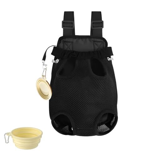 Katzen Hunde Rucksack, Tragerucksack Katze, Faltbare Katzenrucksack, Verstellbar Beinen heraus Rucksäcke Haustier Tragbar Reisetasche, Für Hunde, Haustiere, Katzen von XIONGXIAOZHI
