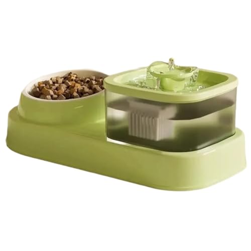 2 in 1 Futterspender für Hunde, Katzen, Futter und Wasser, Doppelnapf, Futternapf, Futternapf, automatische Fütterung, automatische Zirkulation 2 in 1 Futterspender für Hunde, Katzen, Futter und Wasser, Doppelnapf, Futternapf, Futternapf, automatische Fütterung, automatische Zirkulation von XITEA