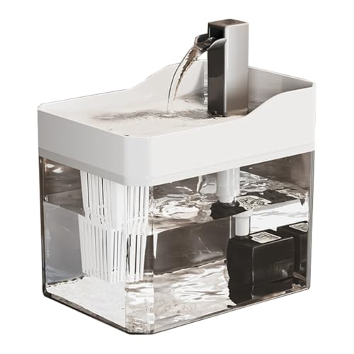 Automatischer Wasserbrunnenspender für Hunde und Katzen, Wasserspender für Hunde, Trinker, Futternapf, Behälter, Wasserfütterungszubehör Automatischer Wasserbrunnenspender für Hunde und Katzen, Wasserspender für Hunde, Trinker, Futternapf, Behälter, Wasserfütterungszubehör von XITEA