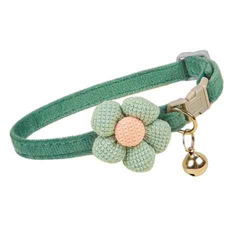 Halsband für Katzen, Halsband, Glöckchen, Halsband, Halskette, Blüte, Haustierhals, Schmuck, Glöckchen, Halskette, Partyzubehör Halsband für Katzen, Halsband, Glöckchen, Halsband, Halskette, Blüte, Haustierhals, Schmuck, Glöckchen, Halskette, Partyzubehör von XITEA