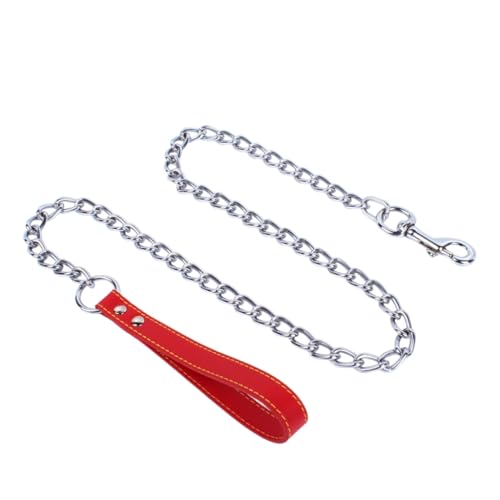 Hundeleine mit Lederhalsband, strapazierfähig, Zugseil für kleine Haustiere, praktisch, ausbruchsicher, 180 cm Hundeleine mit Lederhalsband, strapazierfähig, Zugseil für kleine Haustiere, praktisch, ausbruchsicher, 180 cm von XITEA