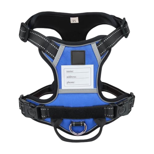 Hundeweste, verstellbares Trainingsgeschirr für Training, Spaziergänge, Namensschild-Gürtel für große Hunde, strapazierfähig Hundeweste, verstellbares Trainingsgeschirr für Training, Spaziergänge, Namensschild-Gürtel für große Hunde, strapazierfähig von XITEA